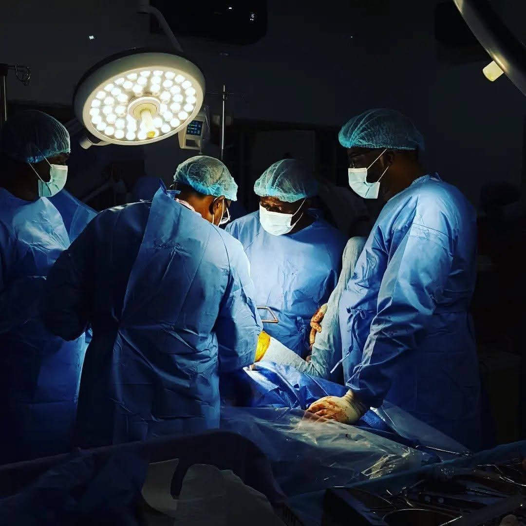 Operating theatre at Banby Specialist Hospital in Ibadan